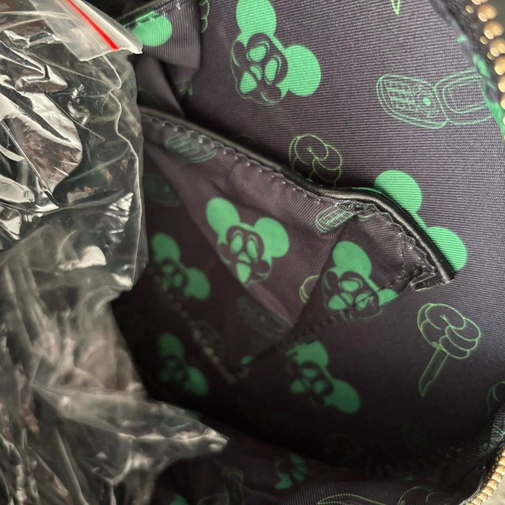 Magically Horrific SOADA Ghostface Mickey Mouse Green Face Crossbody Backpack - Picture 8 of 9